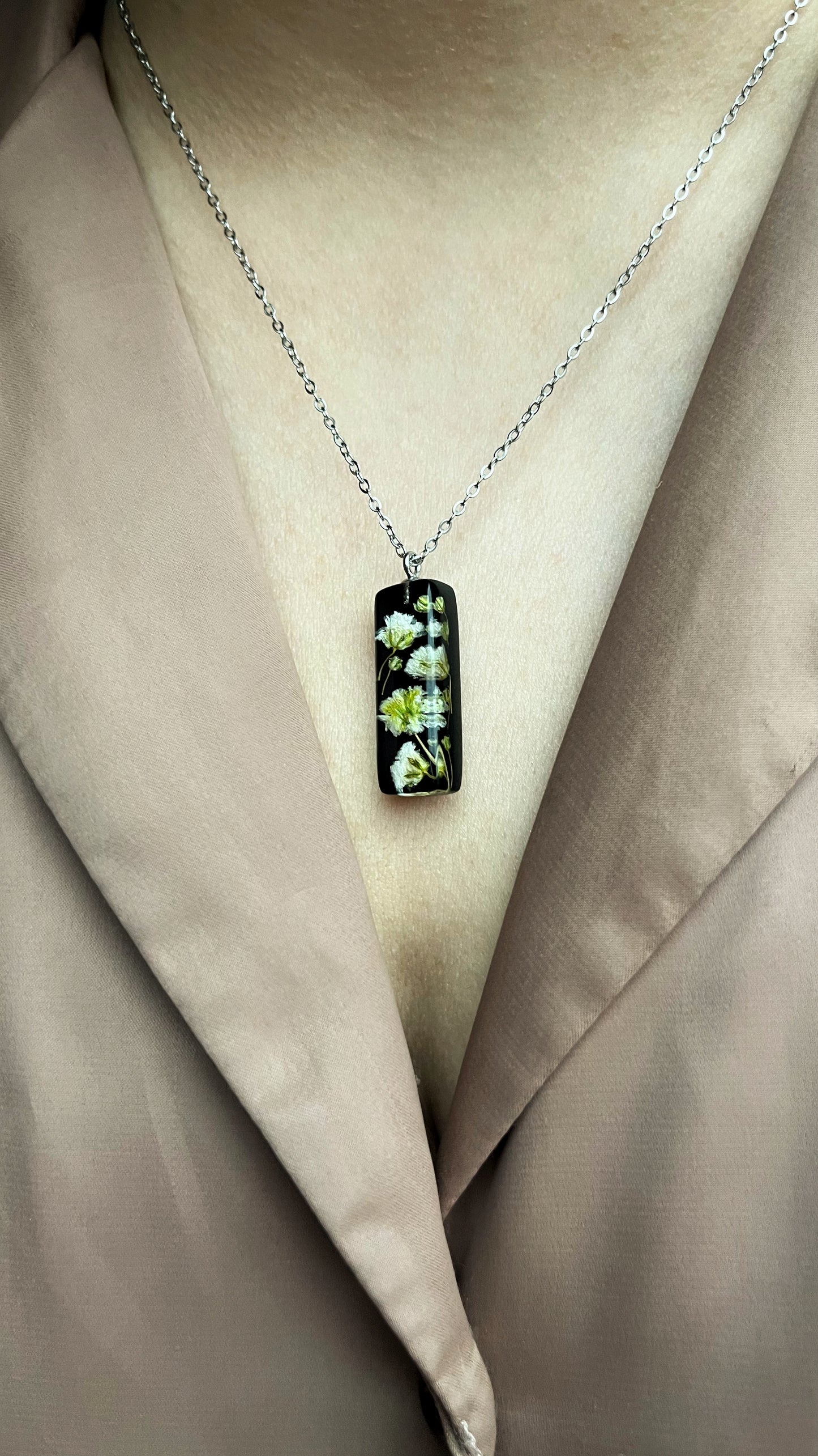 Baby’s breath pendant