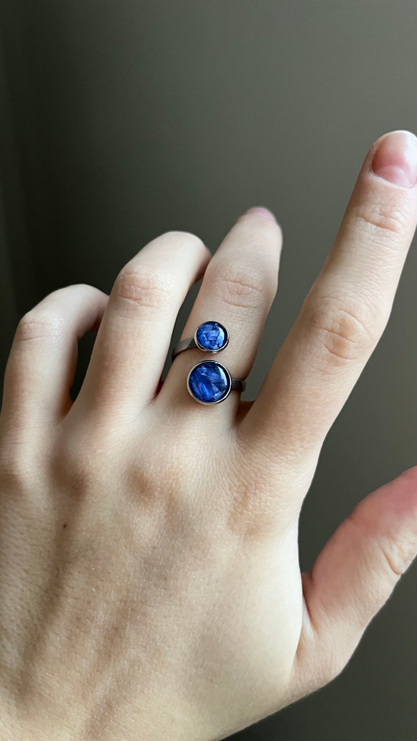 Cornflower rings