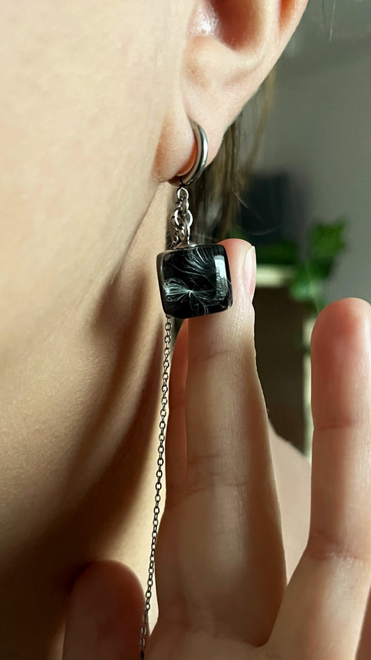 Dandelion earrings