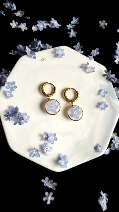 Forget-me-not earrings
