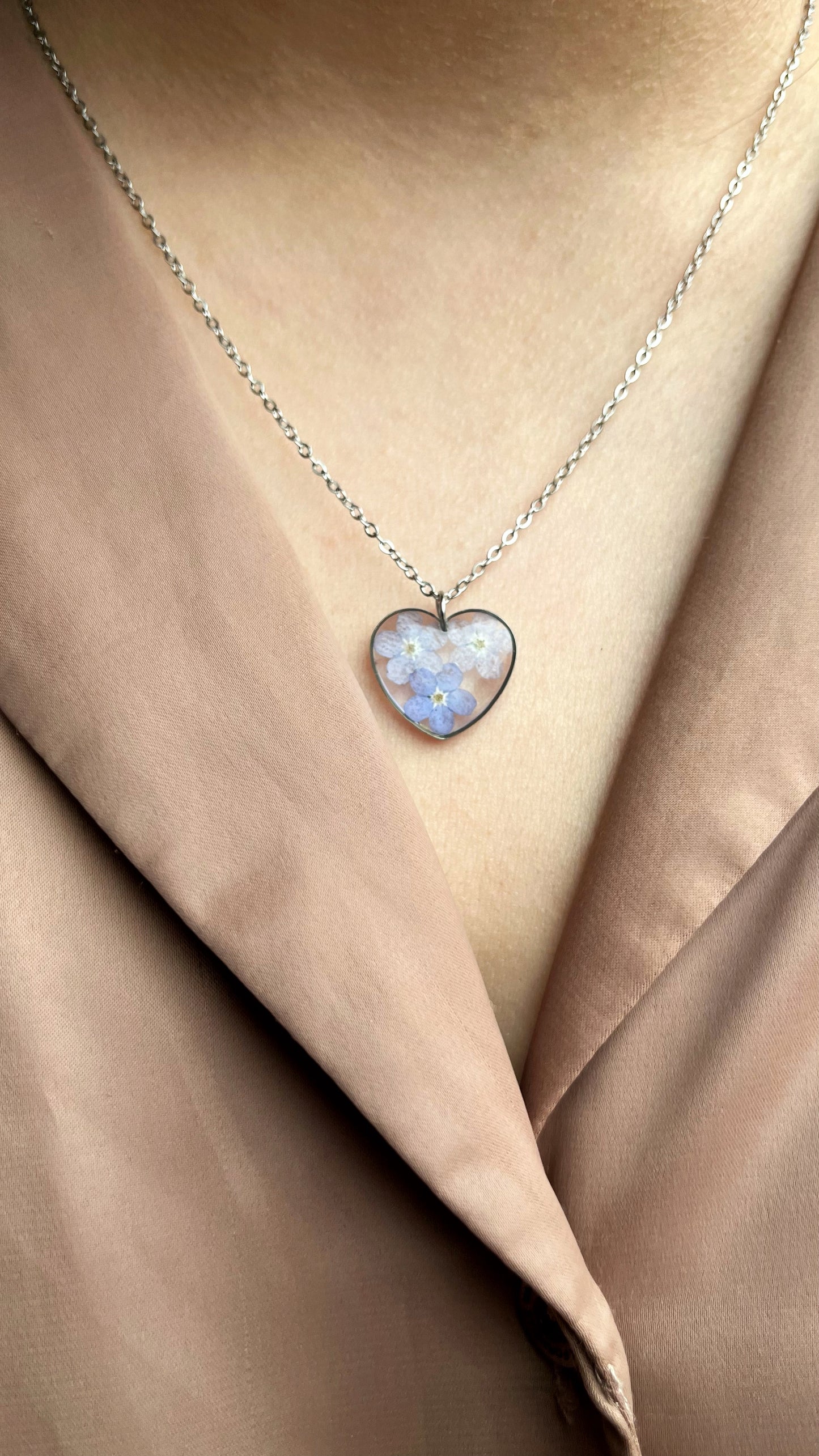 Forget-me-not pendant