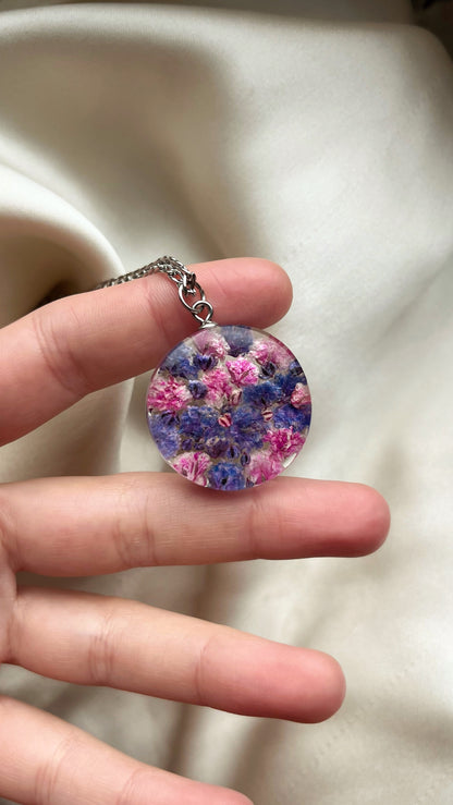 Baby’s breath pendant