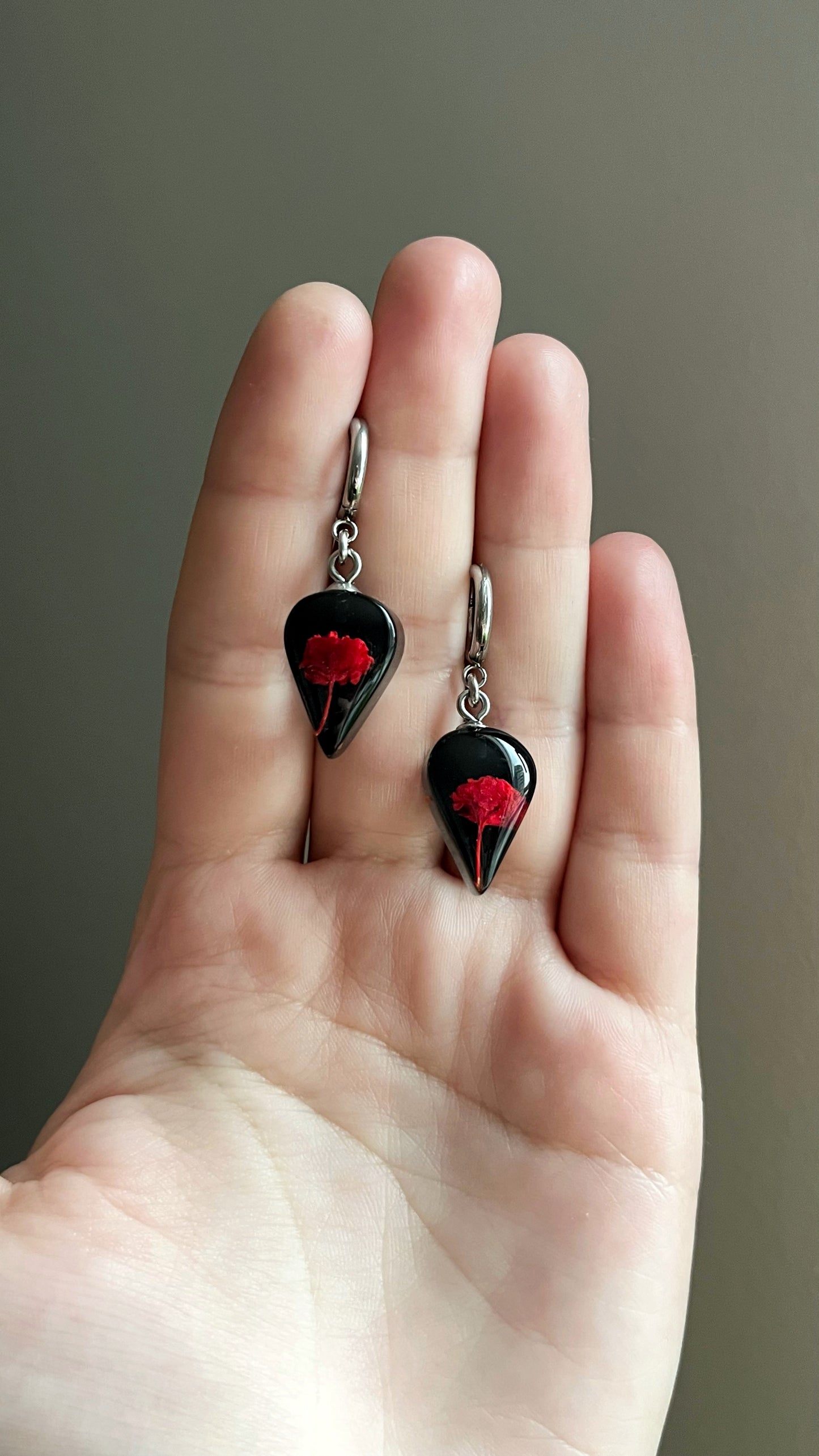 Baby’s breath earrings