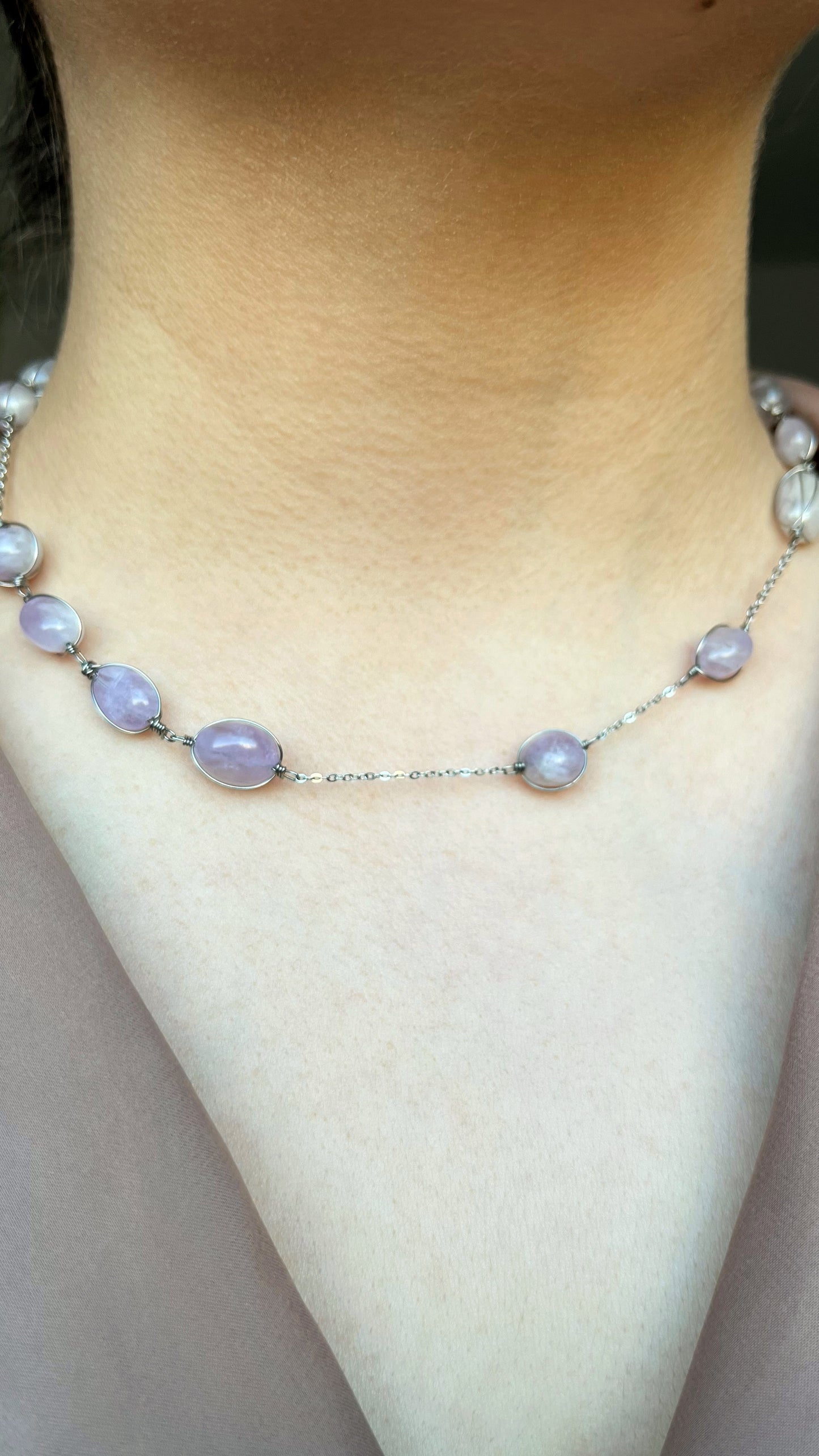 Amethyst necklace