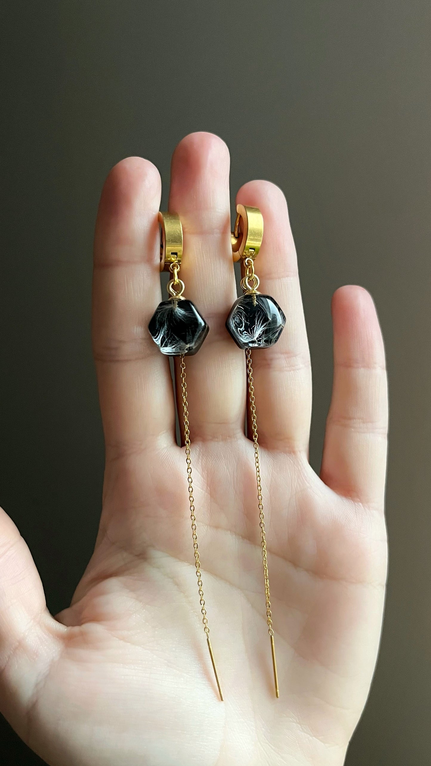 Dandelion earrings