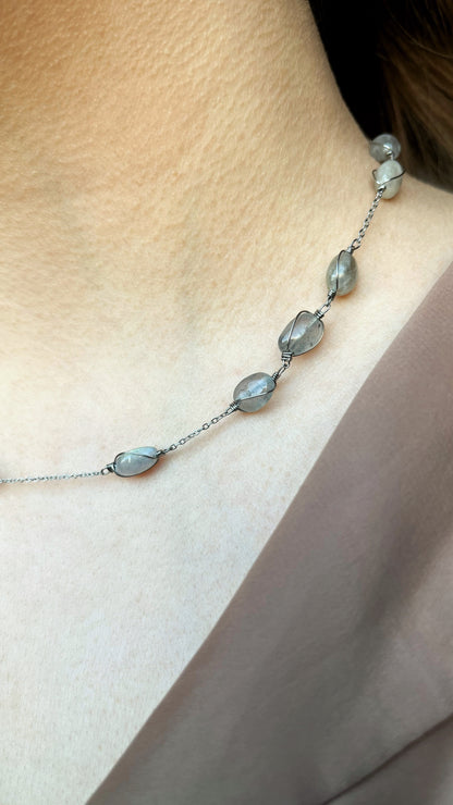 Labradorite necklace