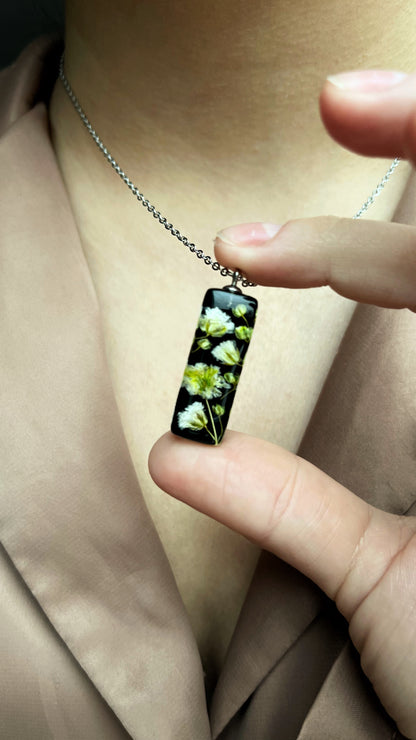 Baby’s breath pendant