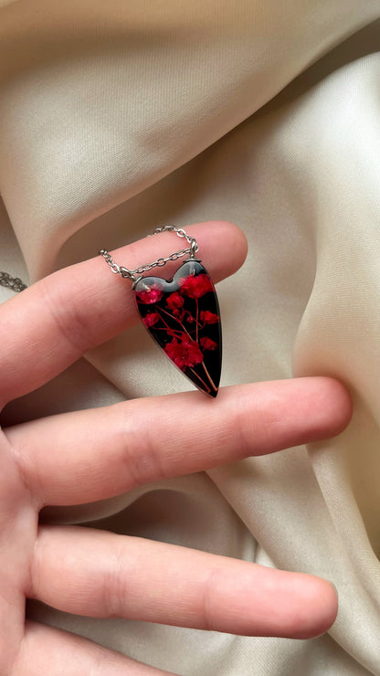 Baby’s breath pendant