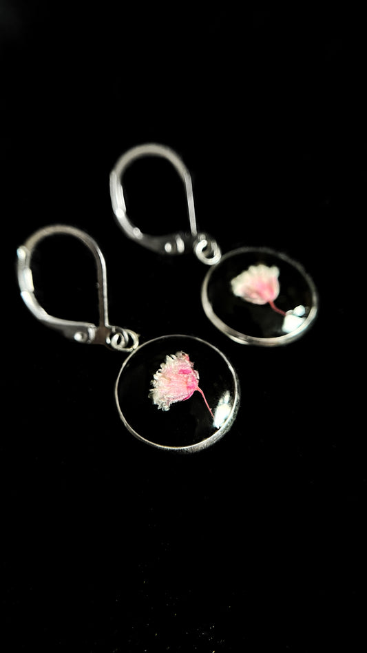 Baby’s breath earrings