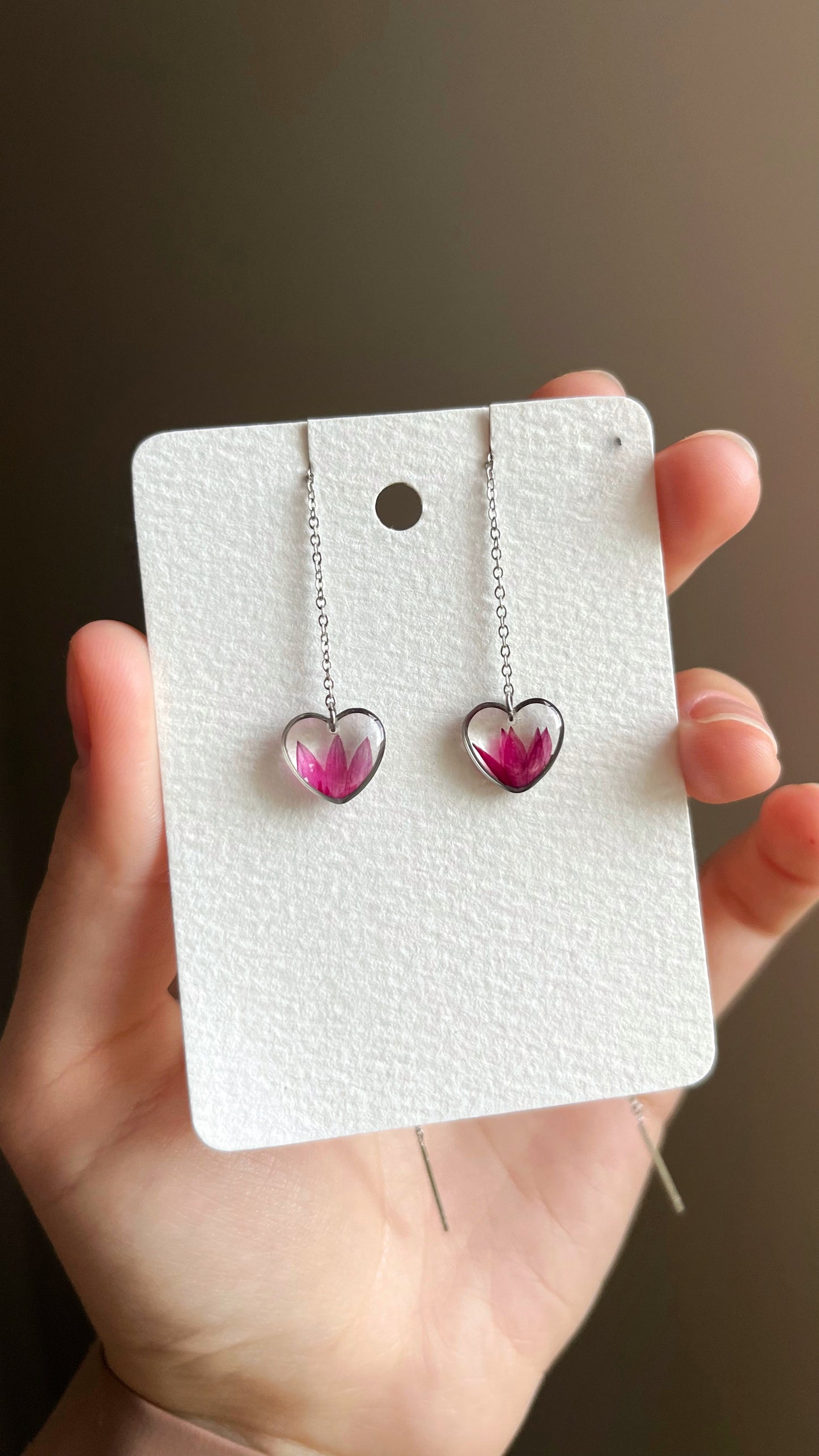 Cornflower earrings