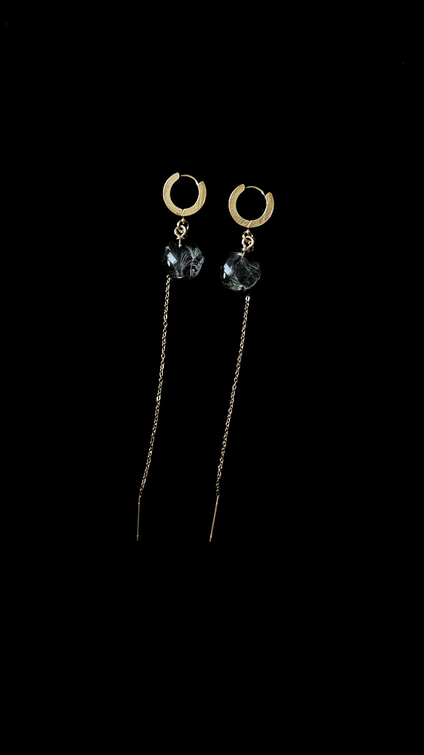 Dandelion earrings