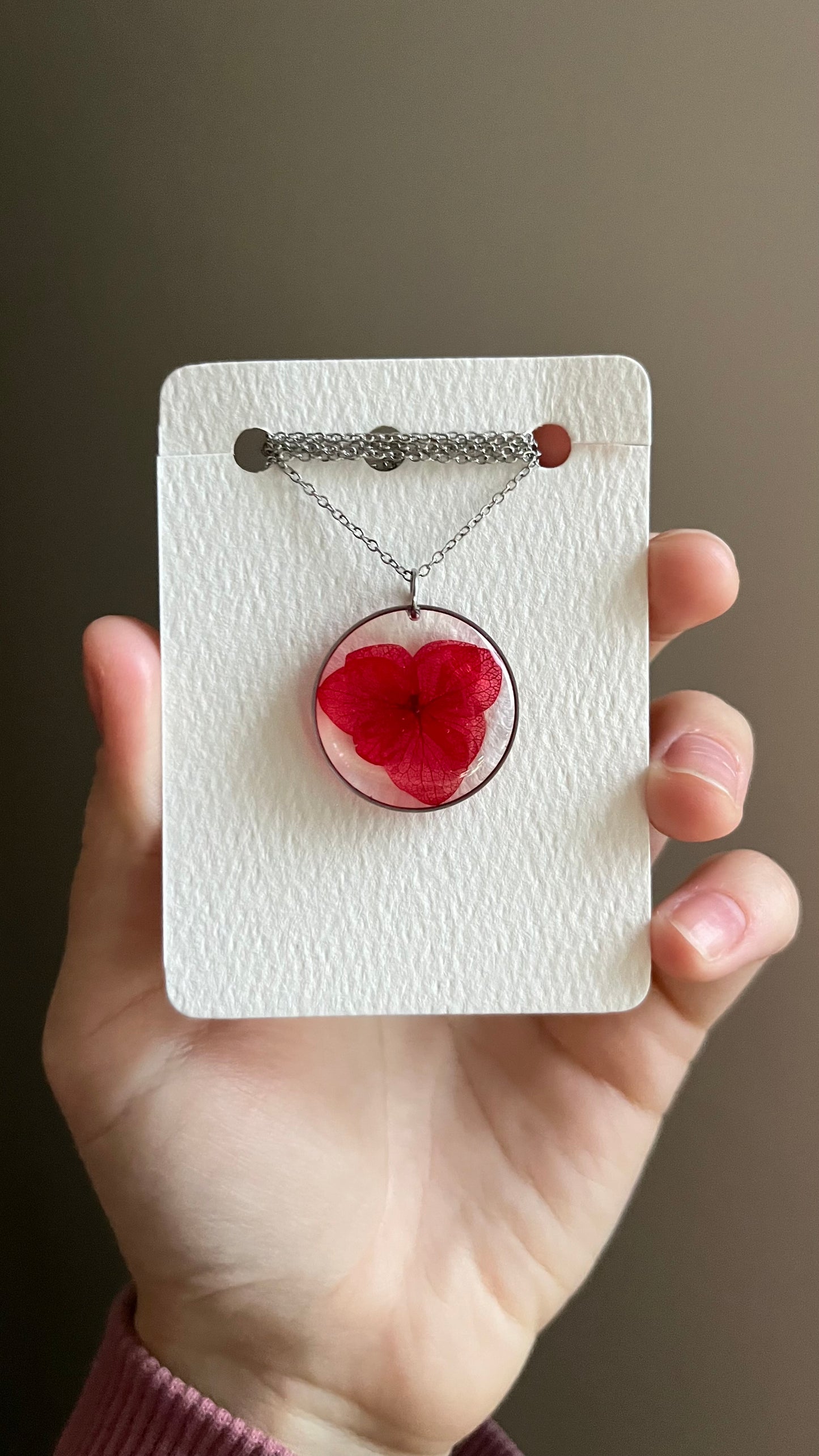 Hydrangea pendant