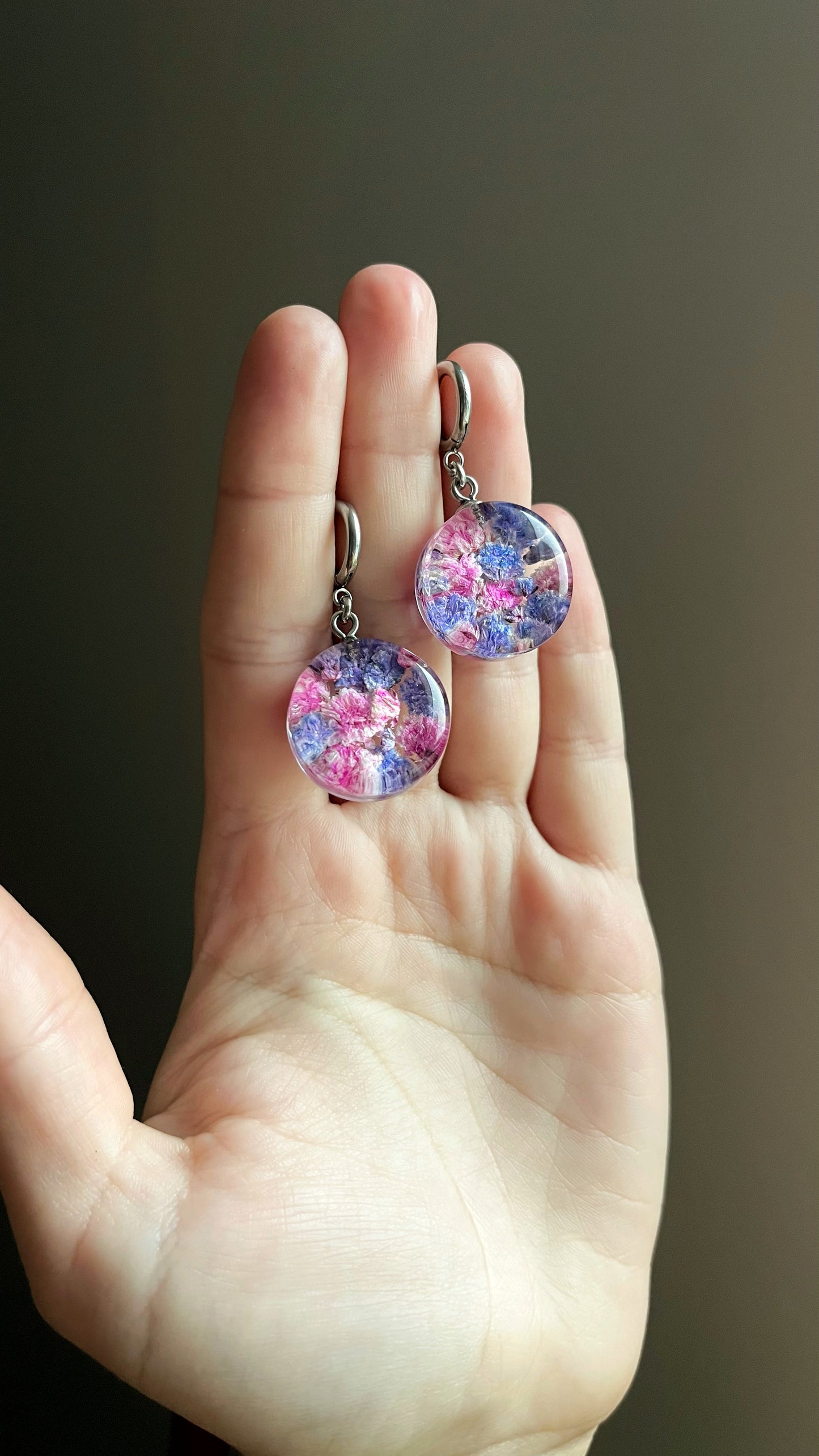 Baby’s breath earrings