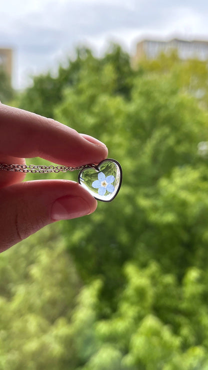 Forget-me-not pendant