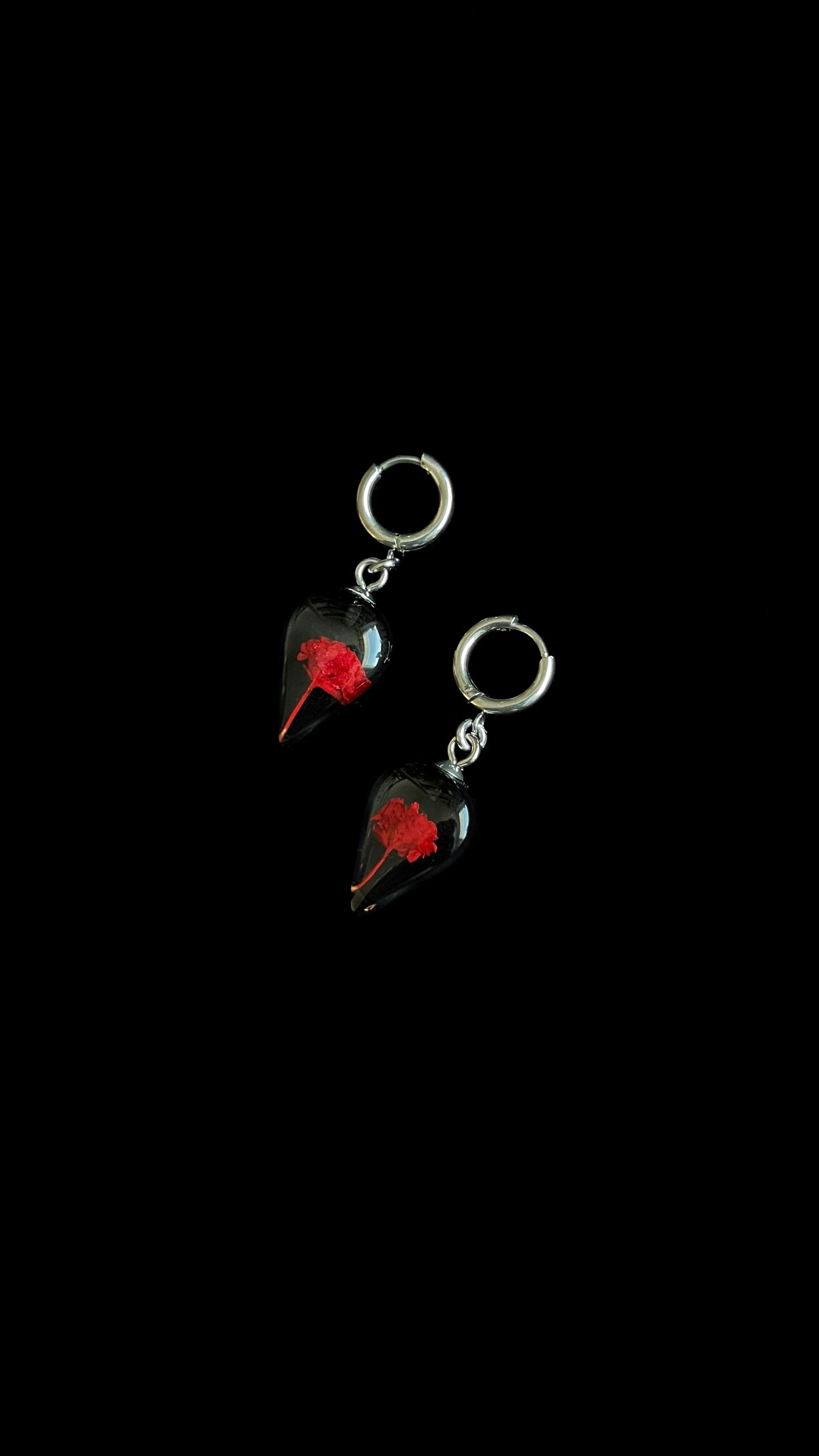 Baby’s breath earrings