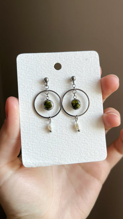 Moss earrings