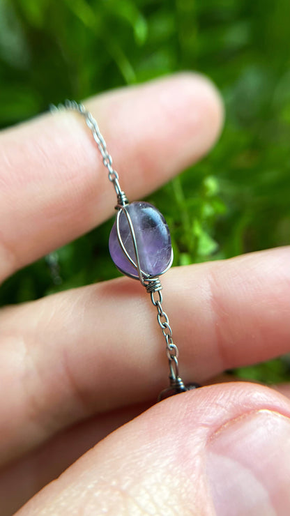 Amethyst necklace