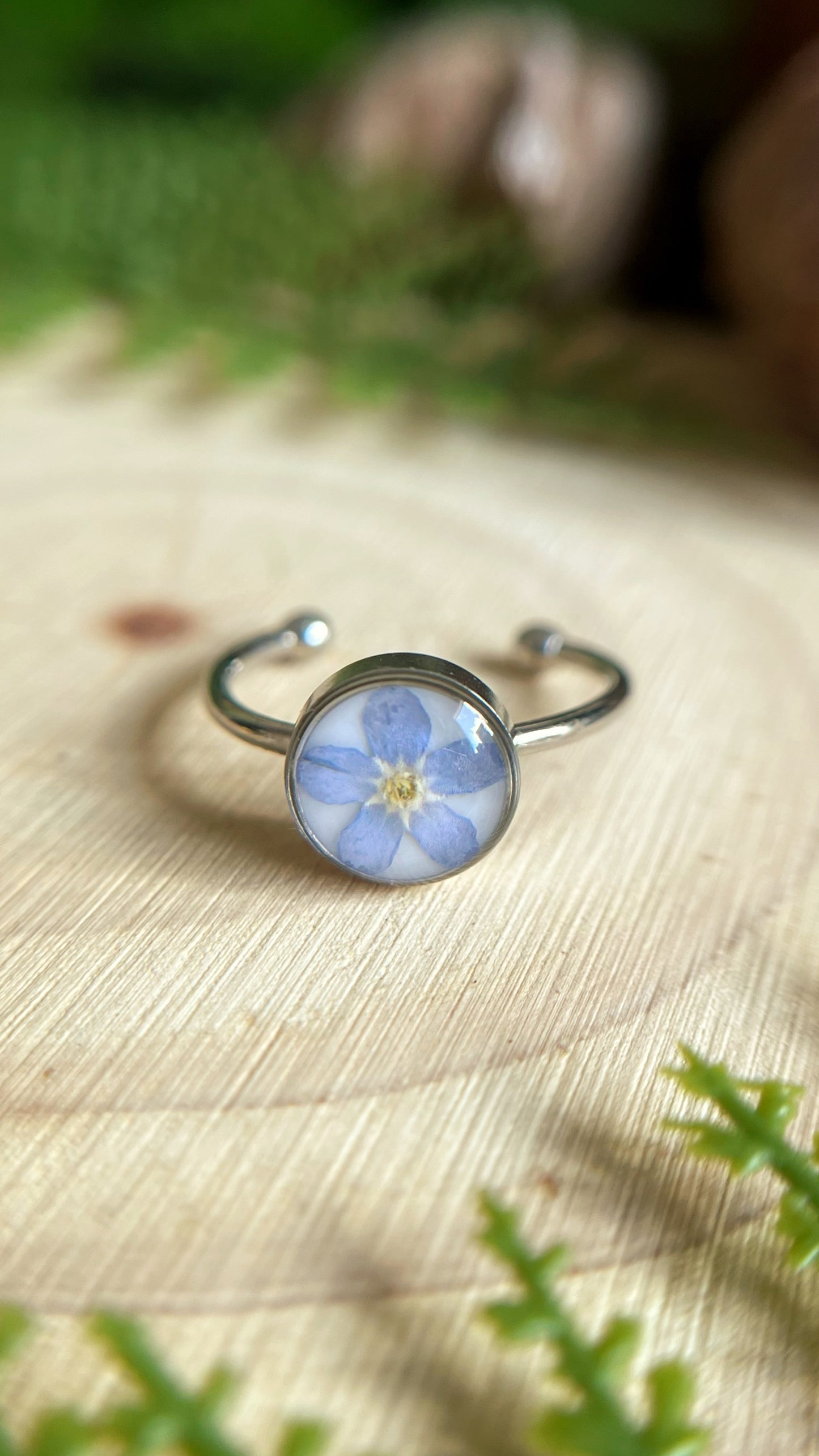Forget-me-not ring (made to order)