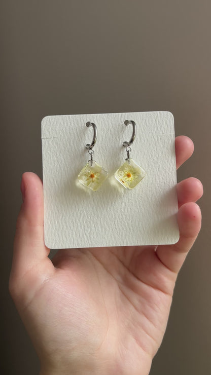 Wild strawberry earrings